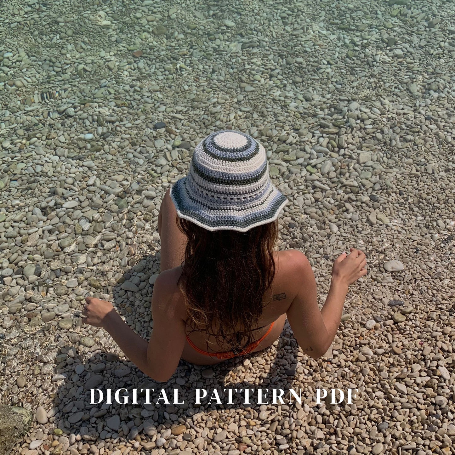 Waves Bucket Hat - written pattern EN