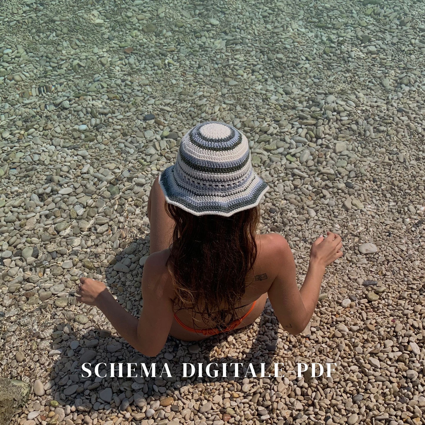 Bucket Hat Waves - schema scritto IT
