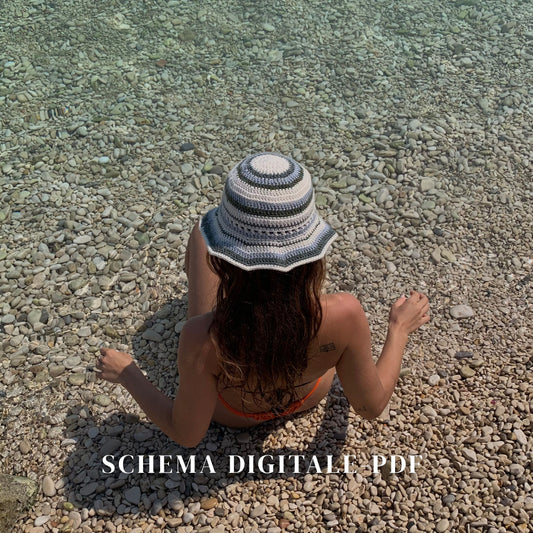 Bucket Hat Waves - schema scritto IT