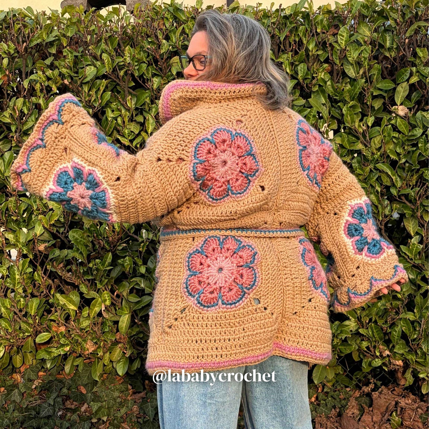 Cardigan Sakura - schema scritto IT