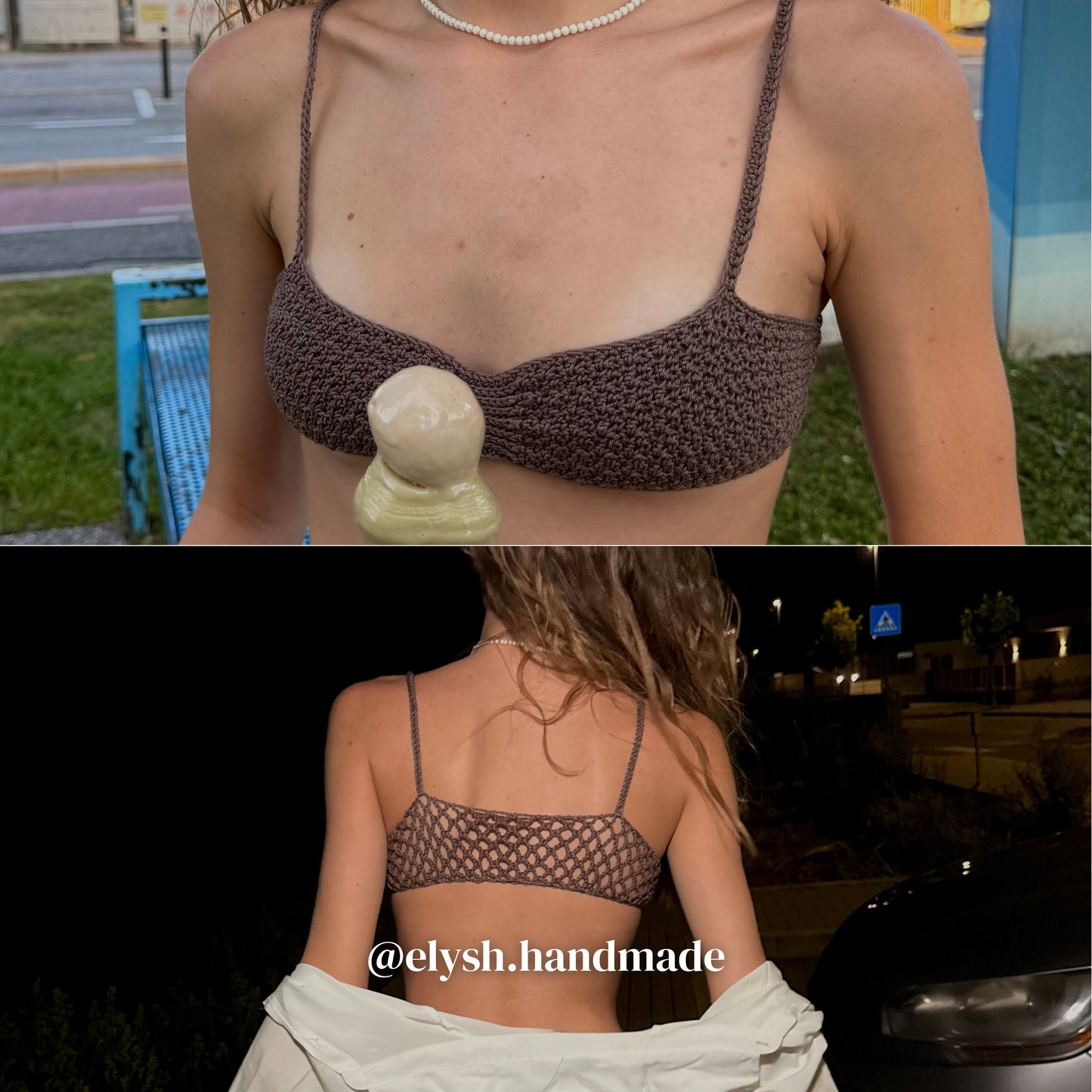 Top Bikini Leila - schema scritto IT