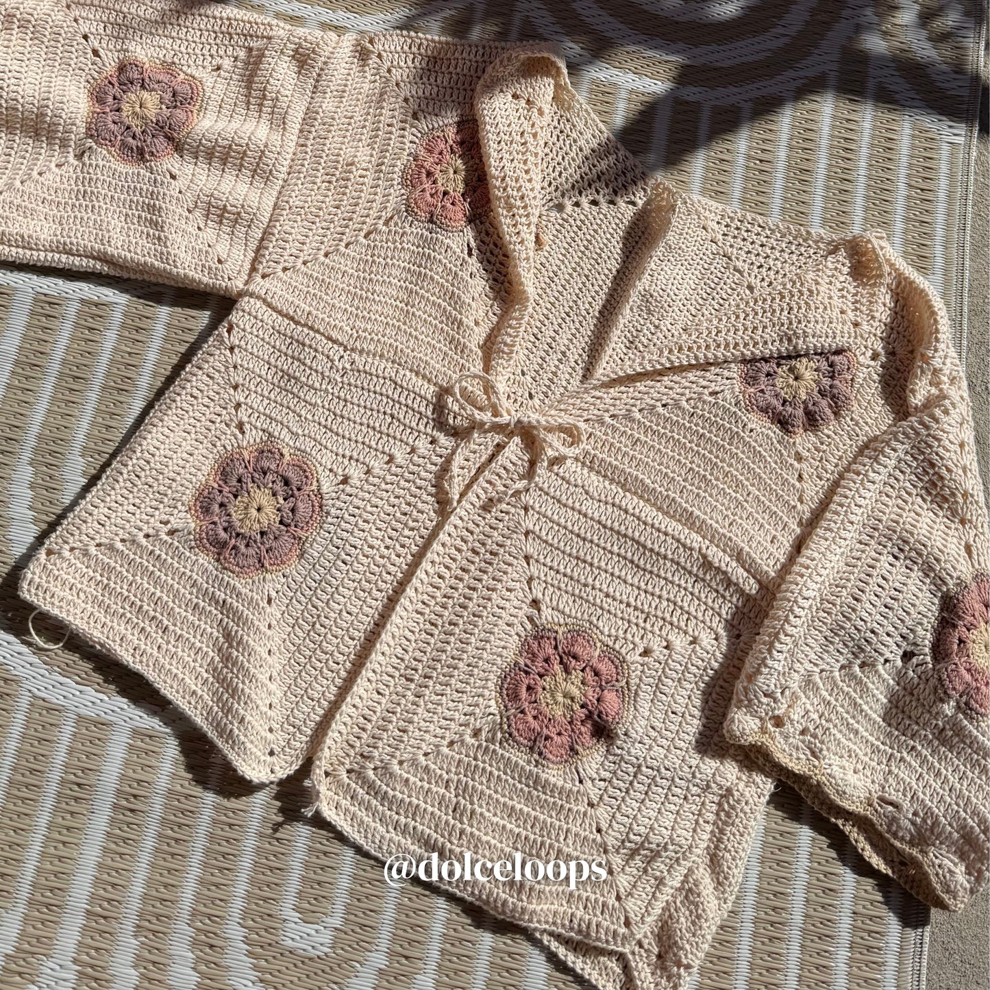 Cardigan Sakura - schema scritto IT