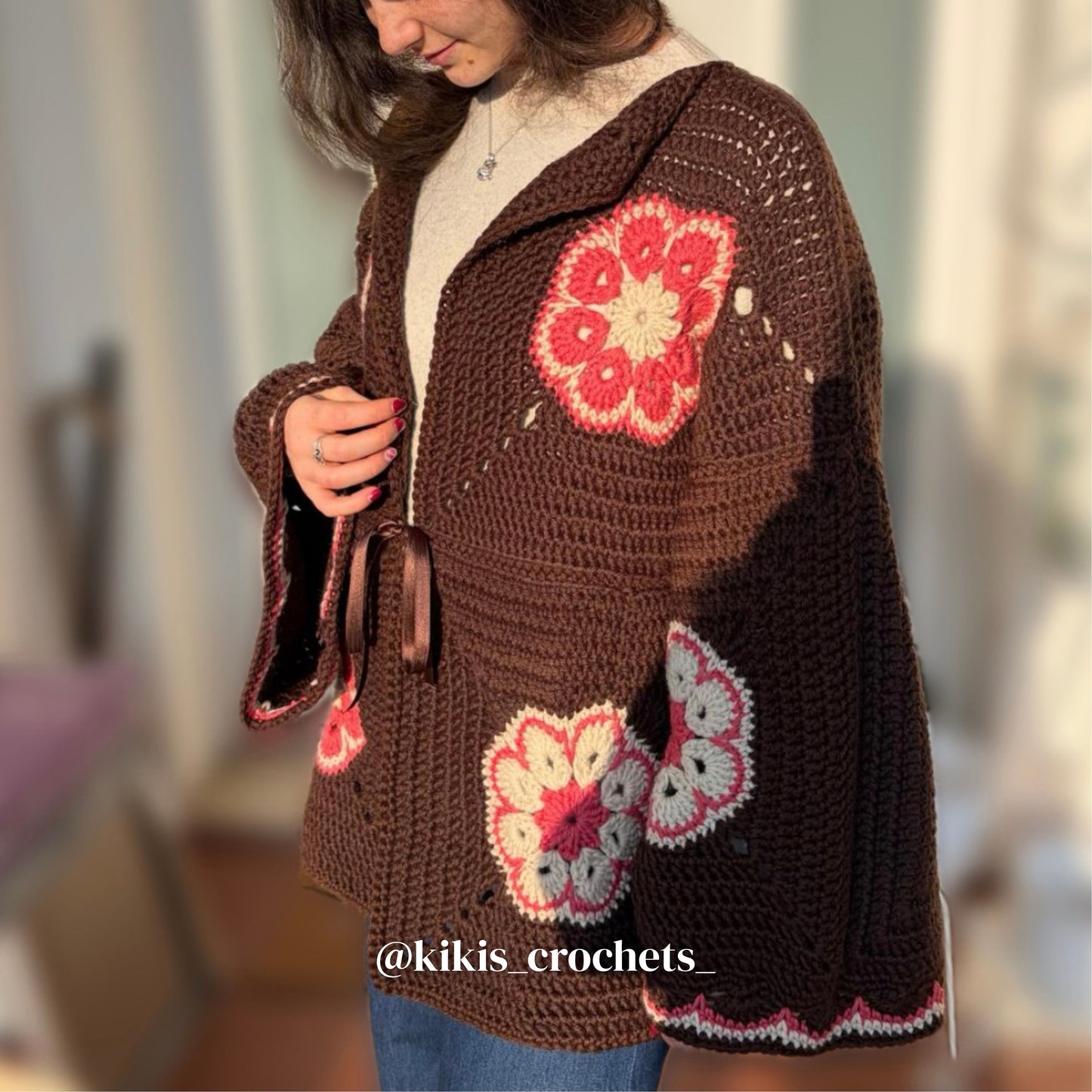 Cardigan Sakura - schema scritto IT