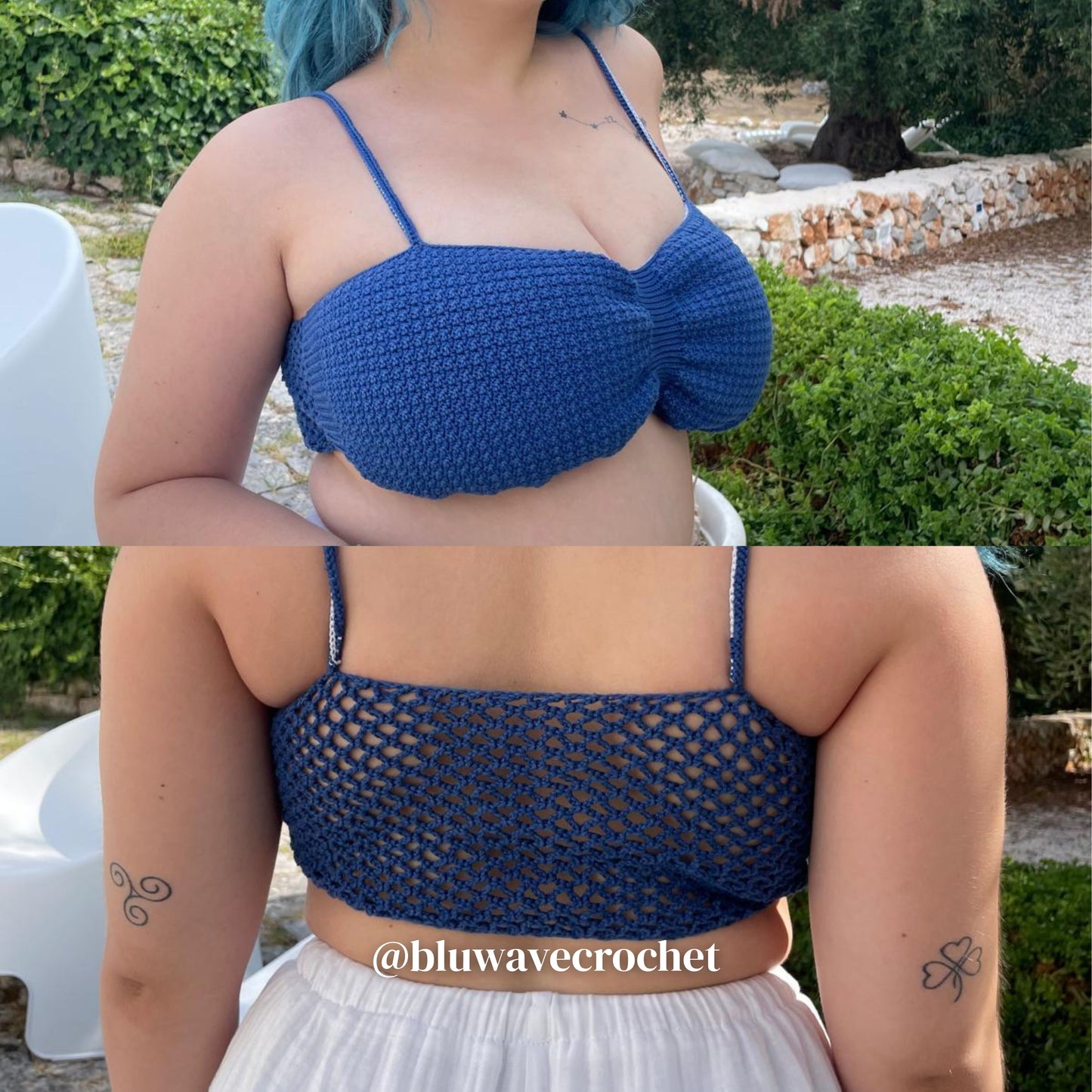 Top Bikini Leila - schema scritto IT